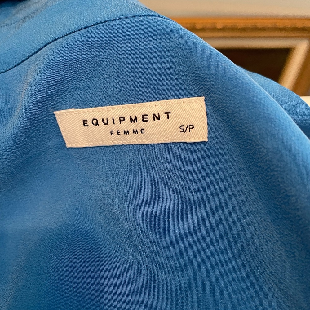 Blue Equipment Button Down - image 4
